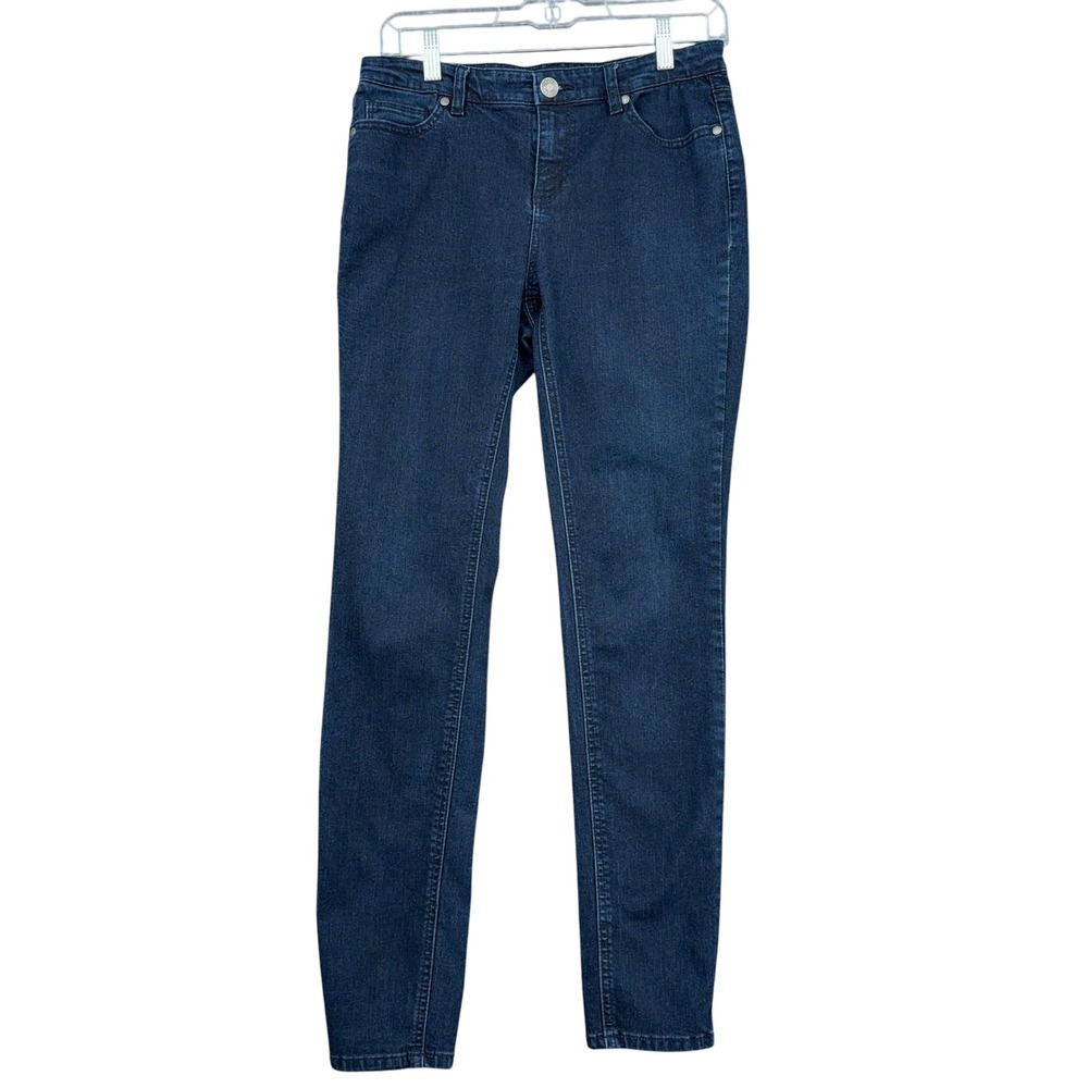 Buffalo David Bitton Skinny Jeans Womens 4/27 Cotton‎ Blend Dark Blue 1048427